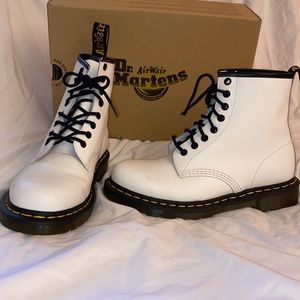 White Dr. Martens size 8 women